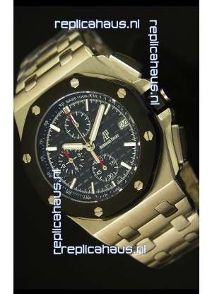 Audemars Piguet Royal Oak Offshore Watch in Black Dial - Steel Case