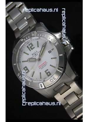 Ball Hydrocarbon Spacemaster Automatic Replica Watch in White Dial - Original Citizen Movement 