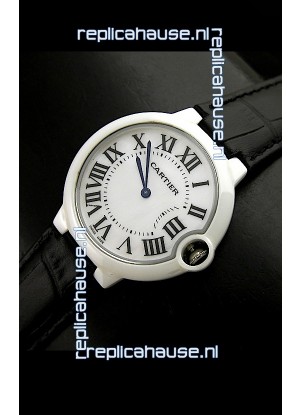 Cartier Ballon de Ladies Replica Watch in White Dial