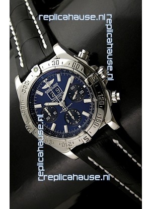 Breitling Blackbird Swiss Replica Watch in Blue Dial - Mirror Replica Watch