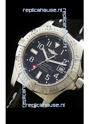 Breitling Avenger Seawolf Swiss Replica Watch in Black Dial