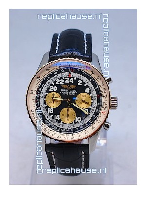 Breitling Navitimer Cosmonaute Swiss Replica Watch in Black Dial