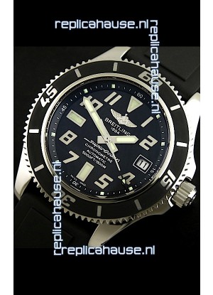 Breitling Superocean Swiss Replica Watch in Black Dial - Ultimate Mirror Replica
