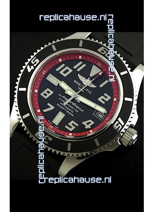 Breitling Superocean Swiss Replica Watch in Black Dial - Ultimate Mirror Replica