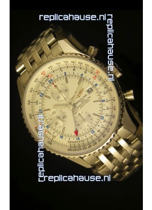 Breitling Navitimer World GMT - 1:1 Mirror Ultimate Edition White Dial