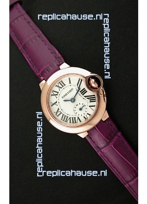 Cartier Swiss Ladies Replica Watch in Rose Gold Casing
