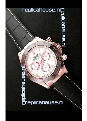 Rolex Oyster Daytona Cosmograph Swiss Replica Rose Gold Watch