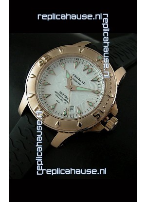 Chopard LUC Pro One Chronometer Swiss Replica Rose Gold Watch