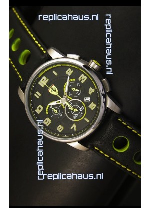 Scuderia Ferrari Heritage Chronograph Watch in Steel Case 