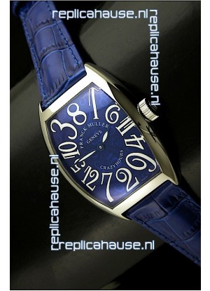 Franck Muller Casablanca Crazy Colors Edition Japanese Watch in Blue