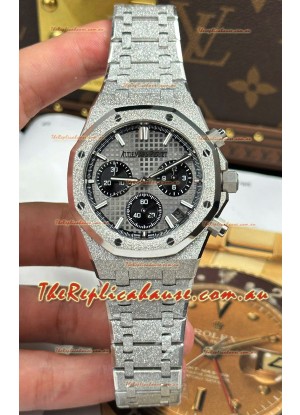 Audemars Piguet Royal Oak Chronograph 26240BC Frosted Grey Dial Super Clone Watch 