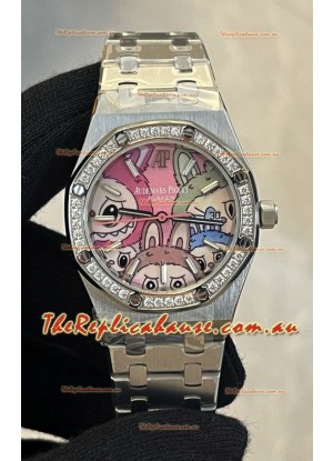 Audemars Piguet Royal Oak LABUBU Ladies Swiss Replica Watch 