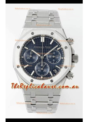 Audemars Piguet Super Clone Royal Oak Chronograph 26240 - 904L Steel in Blue Dial 41MM