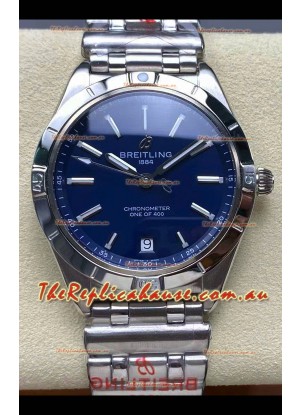 Breitling Chronomat Automatic GMT 40 Blue Dial 1:1 Mirror Swiss Replica Watch