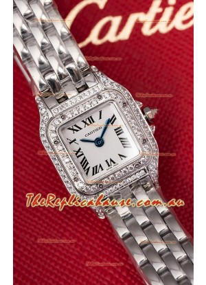 Cartier PANTHERE Superclone 20MM Swiss Replica Watch in Steel Case