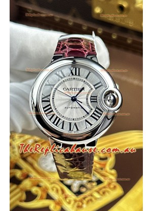 Ballon De Cartier Swiss Automatic 1:1 Mirror Quality 33MM in White Dial 