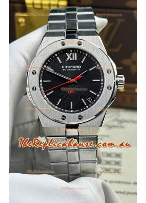 Chopard Alpine Eagle Stainless Steel Black Dial Super Clone Replica Watch