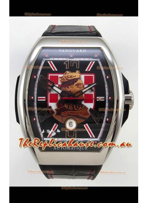 Franck Muller Vanguard Skenderbeu Croatia Stainless Steel Swiss Replica Watch 