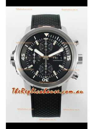 IWC Super Clone Aquatimer Chronograph IW376804 Swiss Replica Black Dial
