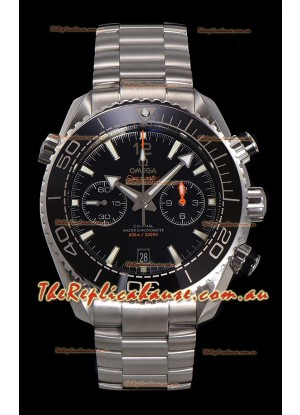 Omega Super Clone Planet Ocean 600M Chronograph 904L Steel Replica Watch 