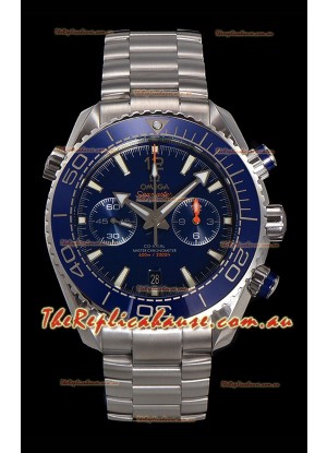 Omega Super Clone Planet Ocean 600M Chronograph 904L Steel Replica Watch 