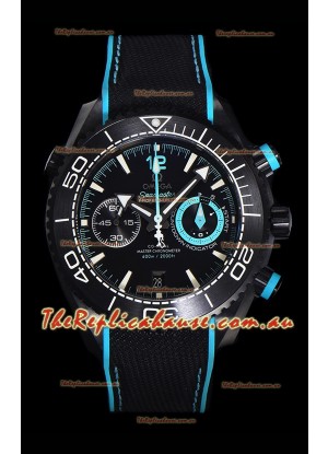 Omega Super Clone Planet Ocean 600M Chronograph Emirates Edition Swiss Replica