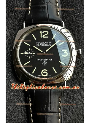 Panerai Super Clone Radiomir Black Seal PAM380 Swiss Replica Watch - 45MM Black Dial 