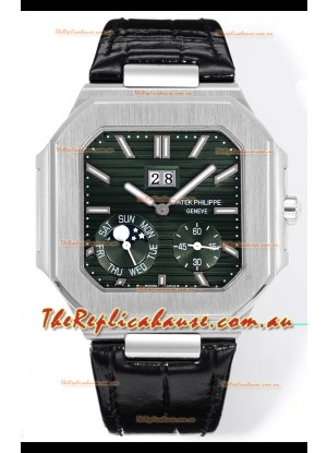 Patek Philippe Cubitus 5822 904L Steel Casing Green Dial Swiss Replica Watch