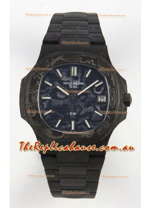 Patek Philippe Nautilus 5711 DiW Blue Carbon Dial 1:1 Mirror Swiss Replica Watch