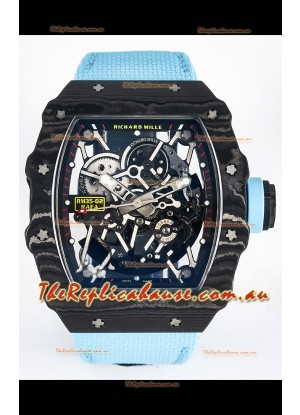 Richard Mille 035-02 Black NTPT Real Vaucher Movement Super Clone Watch 