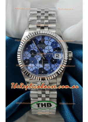 Rolex Datejust Cal.3235 Movement Super Clone Stainless Steel 31MM Motif Dial Watch 