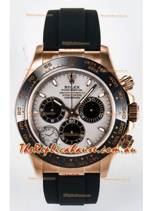Rolex Daytona Super Clone 116518 Rose Gold Meteorite Dial Original Cal.4130 Movement