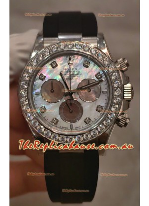 Rolex Daytona Super Clone Steel Casing Cal.4131 Movement Watch Custom Sapphires Bezel