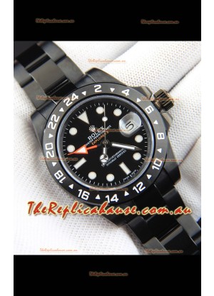 Rolex Explorer II Japanese Movement Replica Watch in PVD Coating Watch 