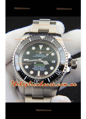 Rolex Sea Dweller Japanese Movement Replica Watch Black Dial 44MM
