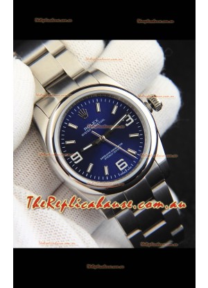 Rolex Oyster Perpetual Japanese Movement Replica Watch 36MM - Blue Dial
