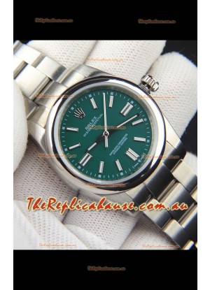 Rolex Oyster Perpetual Japanese Movement Replica Watch 36MM - Green Dial