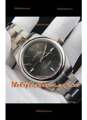 Rolex Oyster Perpetual Japanese Movement Replica Watch 39MM - Grey Dial