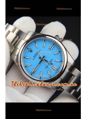 Rolex Oyster Perpetual Japanese Movement Replica Watch 41MM - Tiffany Blue Dial