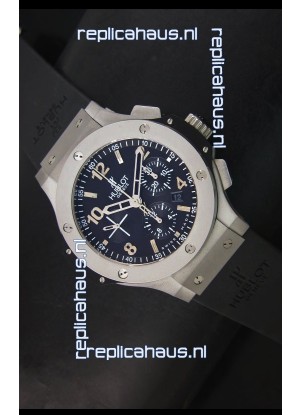 Hublot Big Bang Matte Stainless Steel Case Swiss Replica Watch - 1:1 Mirror Replica