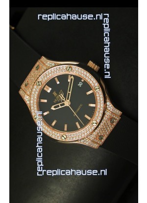 Hublot Classic Fusion 39MM Rose Gold Diamonds Case