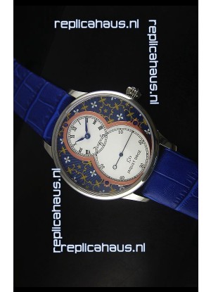 Jaquet Droz Grande Seconde Watch in Blue Grand Feu paillonné-enameled Dial