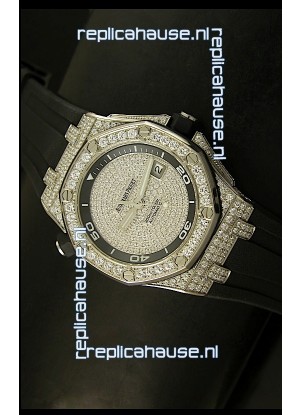Audemars Piguet Royal Oak Offshore Diver Watch - Iced out Edition