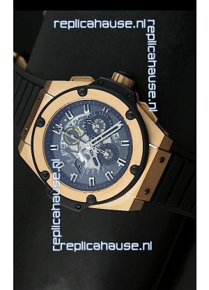 Hublot Big Bang King Power Formula 1 Swiss Watch in Pink Gold Case