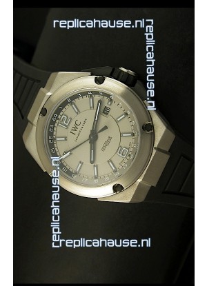 IWC Ingenieur Full Titanium Swiss Replica Watch in Grey Dial
