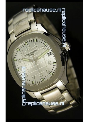 Patek Philippe 5167 Aquanaut Jumbo Swiss Replica Watch - 1:1 Mirror Replica White Dial