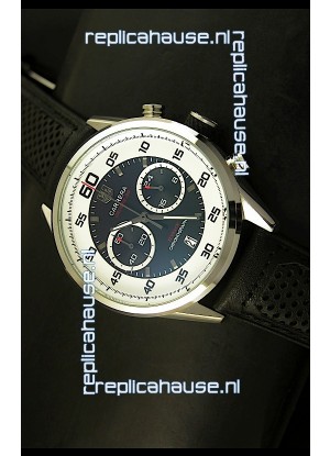 Tag Heuer Carrera Calibre 36 Flyback Black Dial Replica Watch - Quartz Movement