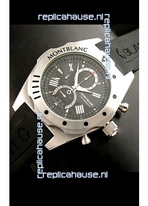 Mont Blanc Star Japanese Watch in Black Dial
