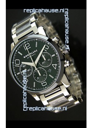 Mont Blanc Timewalker Ceramic Strap Inlays Watch in Black - 1:1 Mirror Replica
