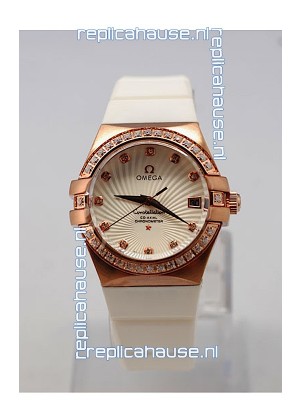 Omega Constellation Ladies Replica Watch - Quartz Movement - 35MM